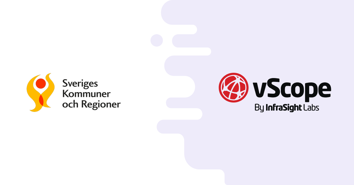 vScope och Sveriges Kommuner och Regioner loggor